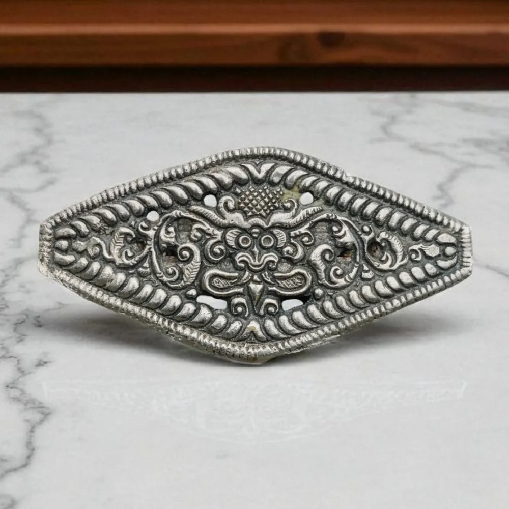 🐉 Old Vintage Tibetan Dragon Hair Clip